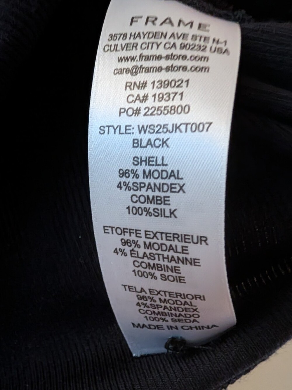 Frame Brand Ribbed Henley Top - Picture 5 of 11